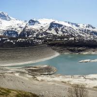 Barrage du Mont-Cenis vide