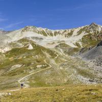 Vue du col de Chavière (Vanoise)