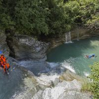 Le paradis du canyoning dans l'Arc du côté de l'Écot)
